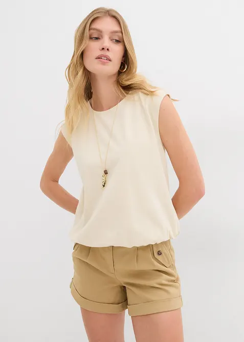 Maglia con fondo elasticizzato, bonprix