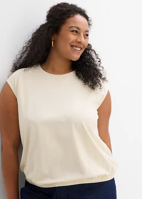 Maglia con fondo elasticizzato, bonprix