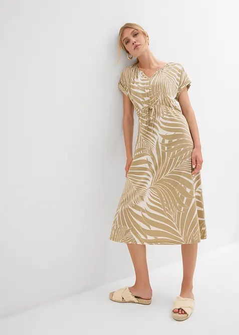 Abito in jersey di misto viscosa fluente, bonprix