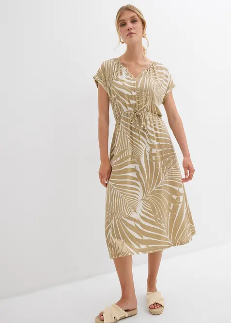 Abito in jersey di misto viscosa fluente, bonprix