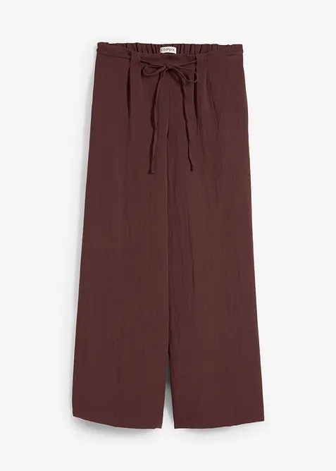 Pantaloni culotte in misto viscosa fluente, bonprix