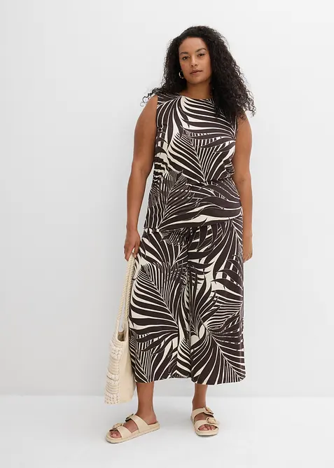 Pantaloni culotte in misto viscosa morbido, bonprix