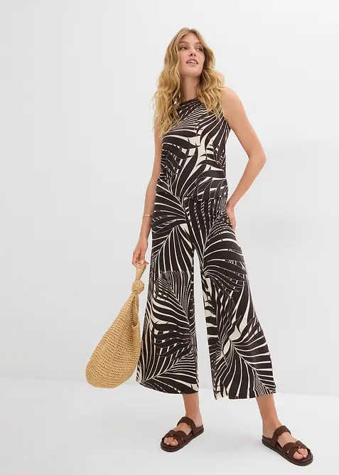 Pantaloni culotte in misto viscosa morbido, bonprix