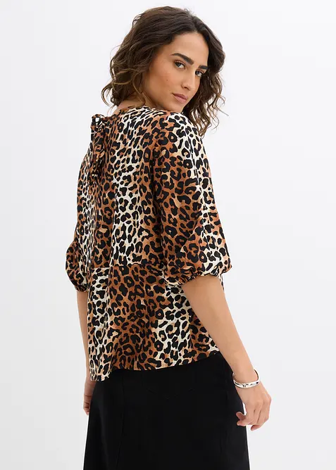 Blusa in fine tessuto misto viscosa, bonprix