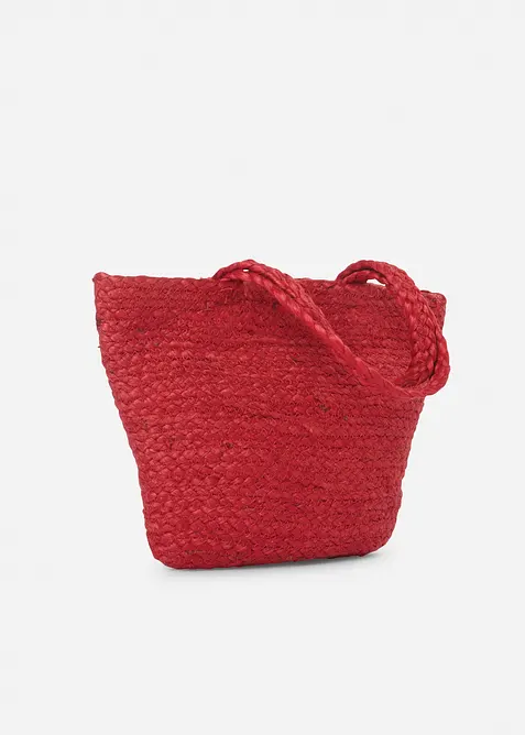 Borsa shopper piccola di paglia, bonprix