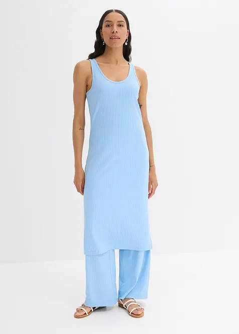 Abito midi a coste morbide, bonprix