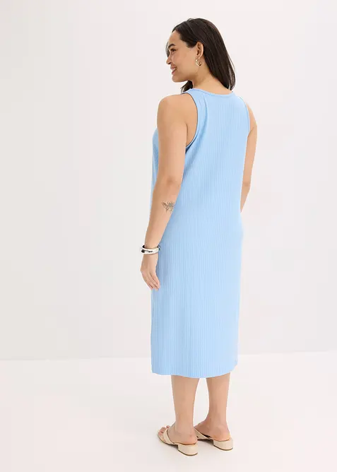 Abito midi a coste morbide, bonprix