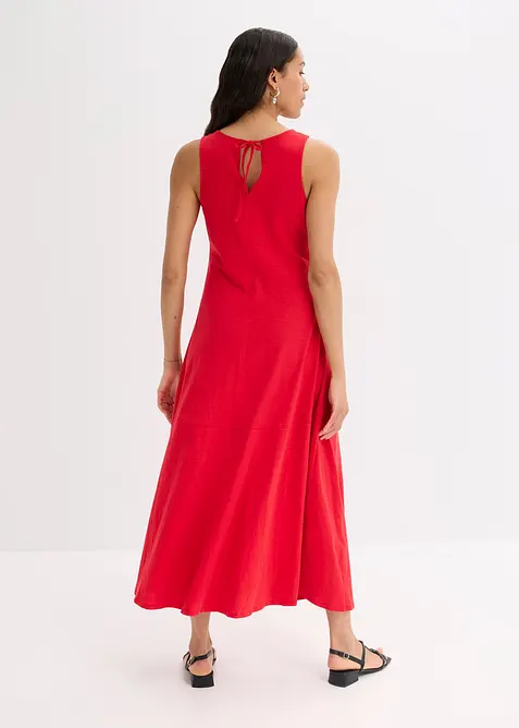 Abito lungo con spalline in puro cotone biologico, bonprix