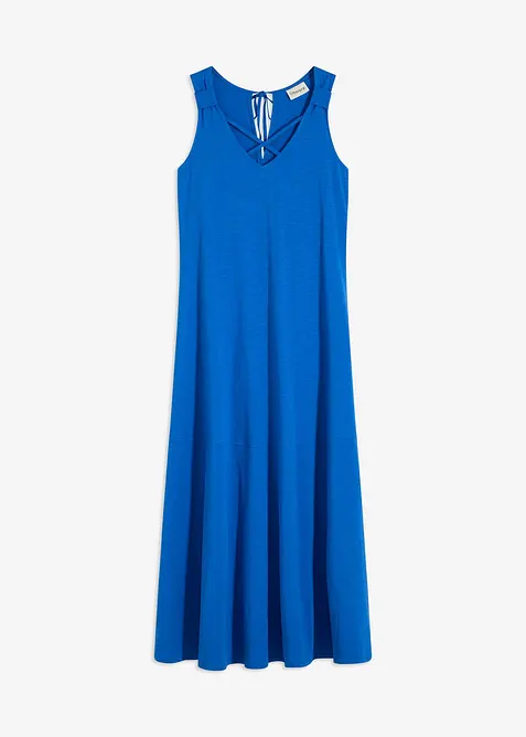 Abito lungo con spalline in puro cotone biologico, bonprix