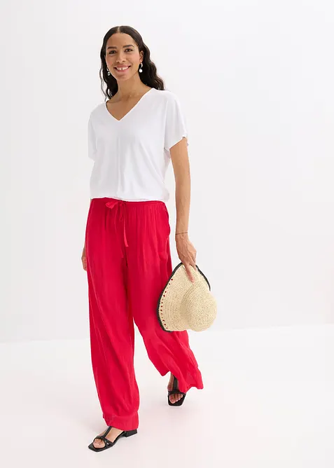 Maxi maglia in misto viscosa morbido, bonprix