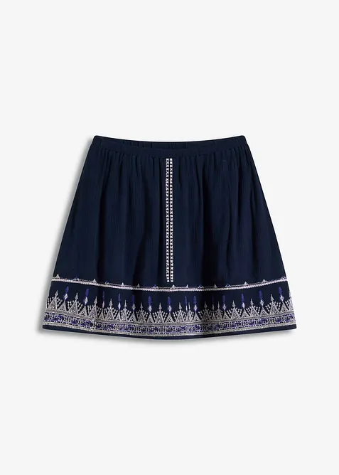 Minigonna con ricami, bonprix