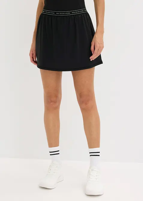 Gonna sportiva ultra leggera con shorts integrati, bonprix