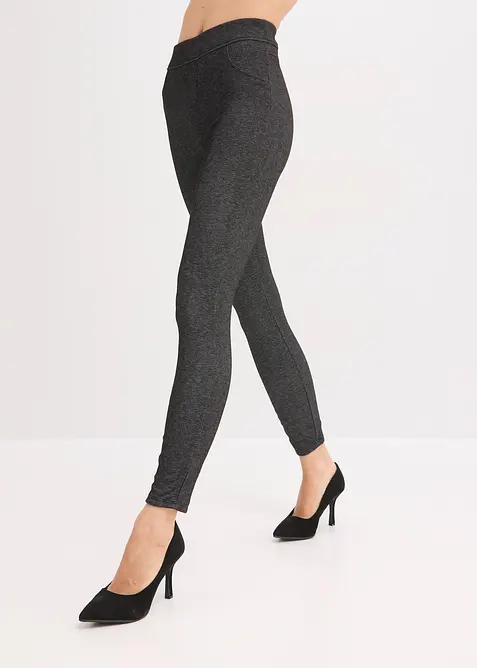 Leggings termici effetto jeans, bonprix