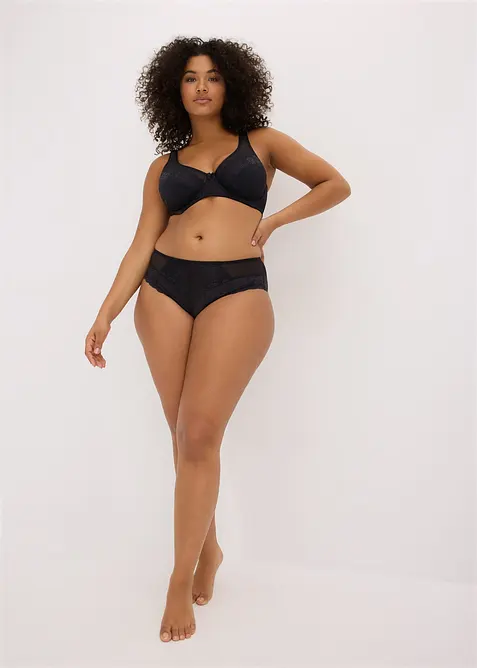 Slip alto con pizzo delicato (pacco da 2), bonprix