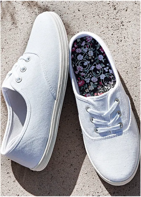 Sneaker in tela di cotone, bonprix
