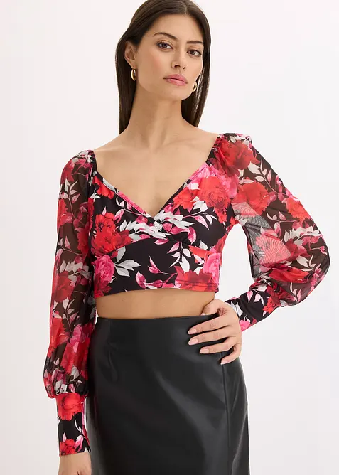 Blusa cropped, bonprix