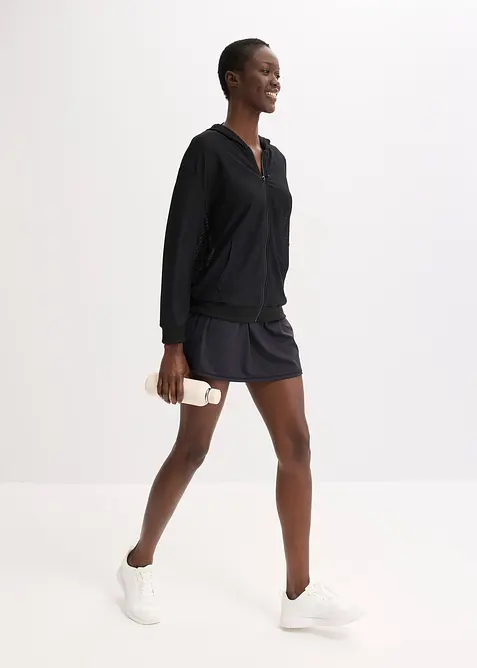 Giacca sportiva oversize in mesh trasparente, bonprix