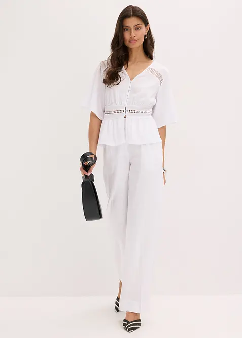 Tunica con pizzo, bonprix