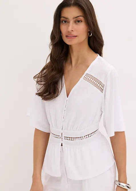 Tunica con pizzo, bonprix