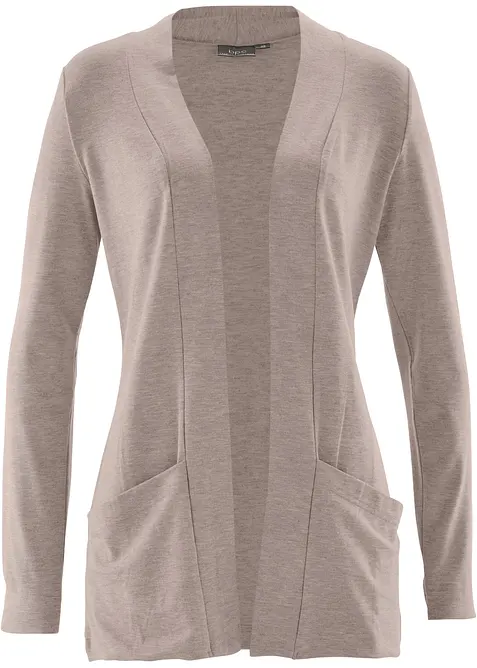 Cardigan in maglina di misto viscosa, bonprix