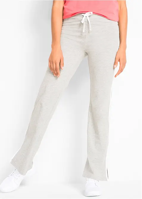 Pantaloni in jersey di cotone elasticizzato (pacco da 2), bonprix