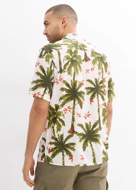 Camicia a maniche corte in viscosa, loose fit, bonprix