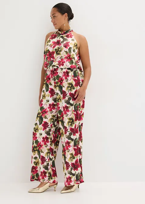 Tuta in satin lucido, bonprix