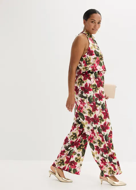 Tuta in satin lucido, bonprix