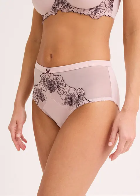 Slip alto con ricami delicati, bonprix