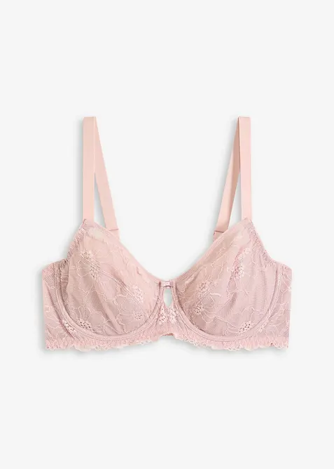 Reggiseno minimizer con pizzo delicato, bonprix