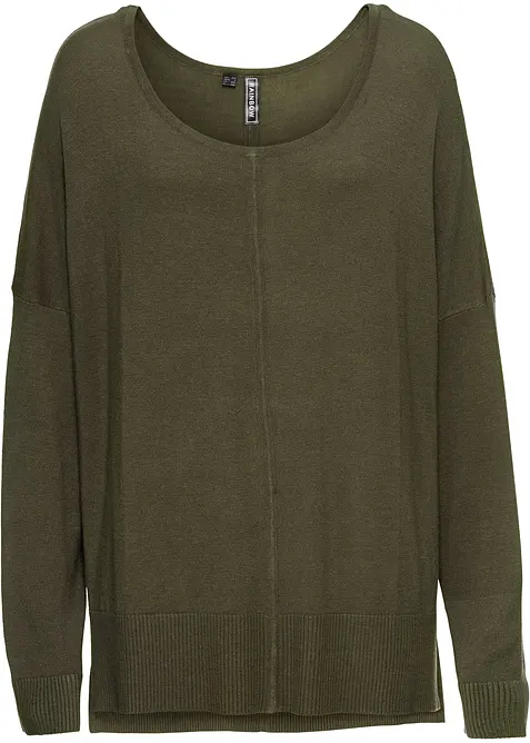 Maglione oversize in misto viscosa, bonprix