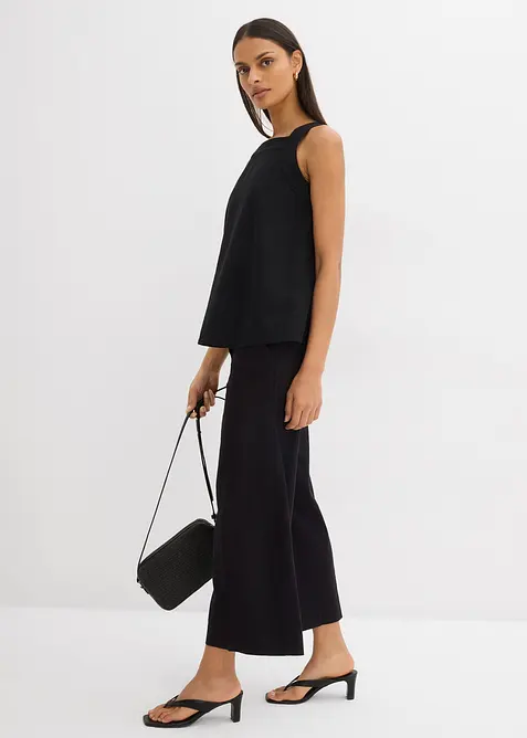 Blusa in misto viscosa con particolare annodato dietro, bonprix