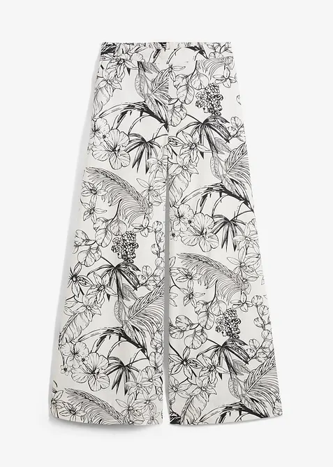 Pantaloni larghi in puro cotone, bonprix