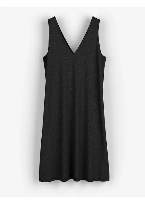 Abito fluido con spalline e scollo a V, bonprix