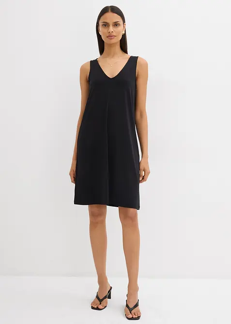 Abito fluente con spalline e scollo a V, bonprix