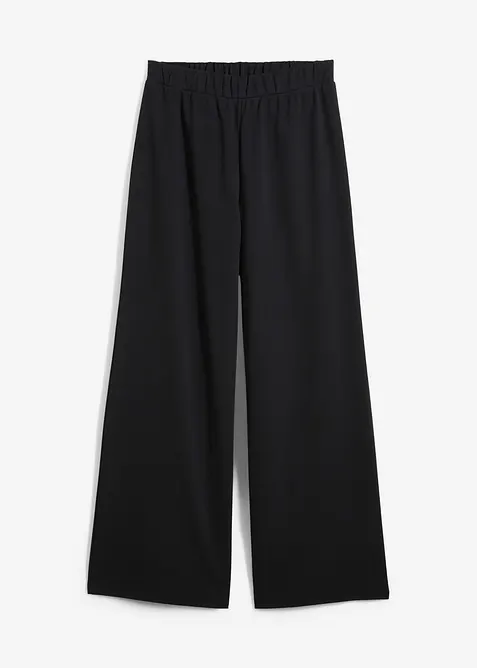 Pantaloni larghi in piquet, bonprix