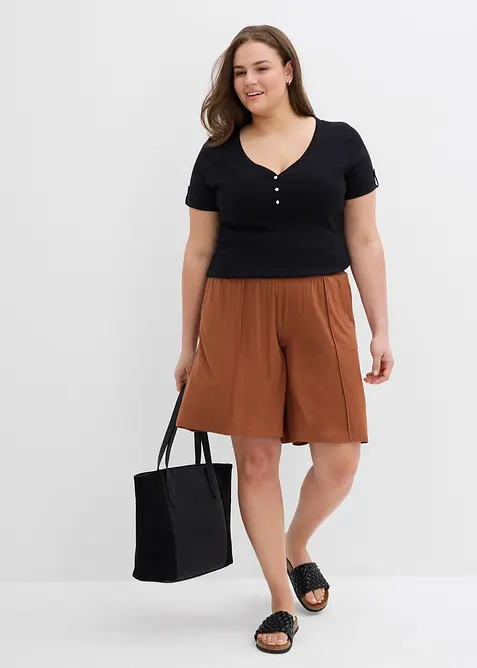 Bermuda in jersey con cinta comoda, bonprix