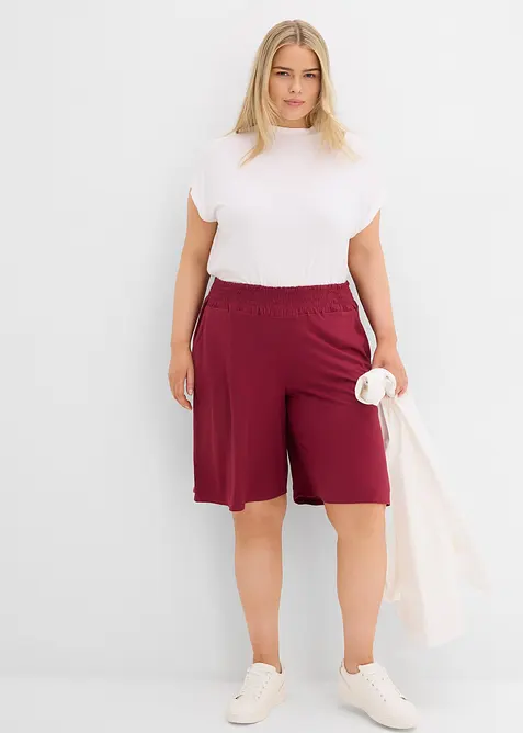 Bermuda in jersey di misto viscosa, bonprix