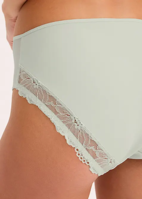 Slip alto con pizzo delicato, bonprix