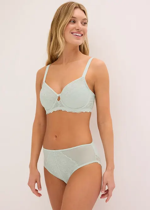 Slip alto con pizzo delicato, bonprix