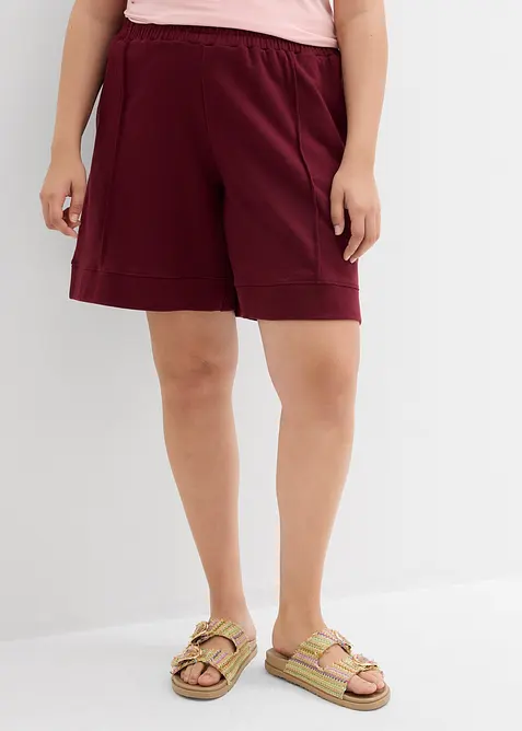 Shorts in felpa di misto cotone, bonprix