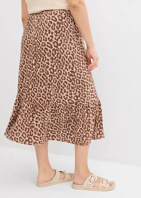 Gonna in jersey di misto viscosa, bonprix