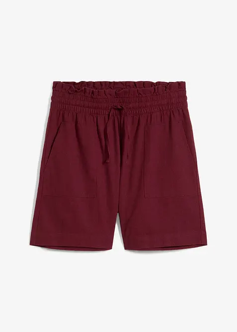 Shorts misto lino, bonprix