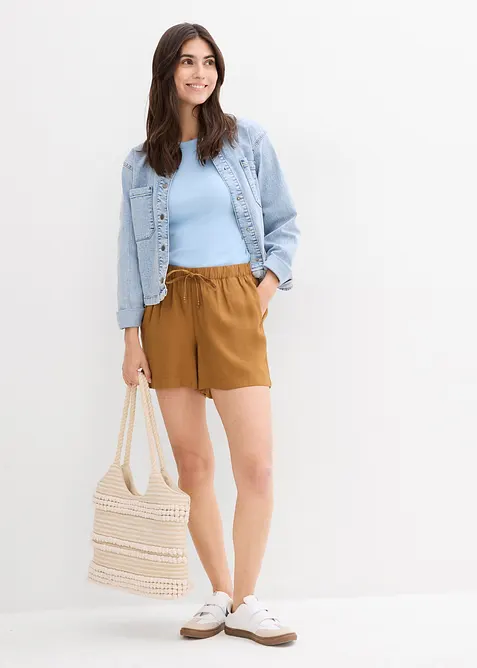 Shorts con elastico in vita, bonprix