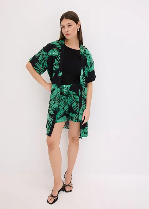 Blusa a kimono in viscosa fluente, bonprix