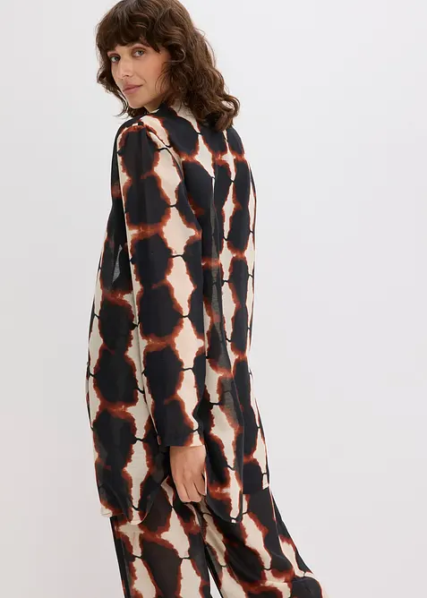 Camicetta lunga in fantasia batik, bonprix