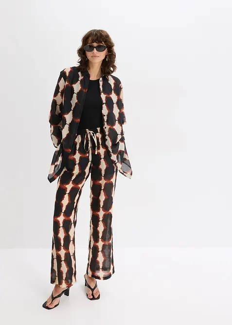 Camicetta lunga in fantasia batik, bonprix