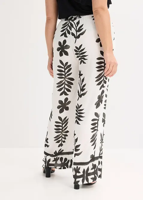 Pantaloni fantasia in viscosa fluente, bonprix