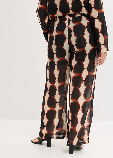 Pantaloni larghi in fantasia batik, bonprix