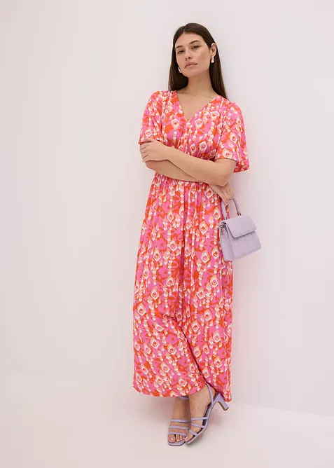 Abito lungo fantasia, bonprix